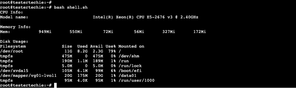 Introduction to Shell Scripting